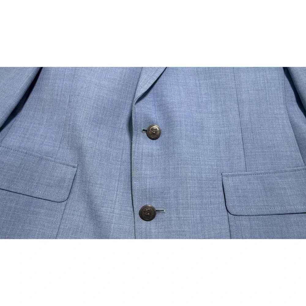 Vintage Jack Nicklaus Golden Bear Blazer Mens 44 Blue Sport‎ Coat Jacket 70s